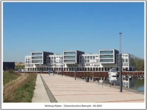 Stölting Harbor in Gelsenkirchen Bismarck im April 2020