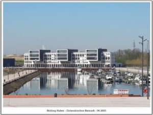Stölting Harbor in Gelsenkirchen Bismarck im April 2020